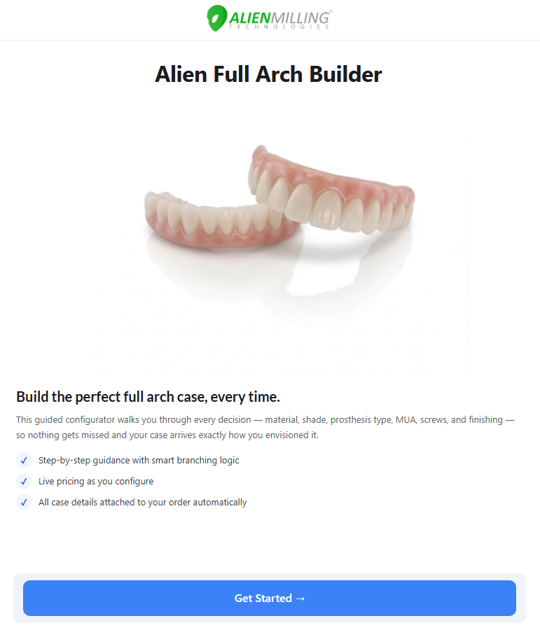 Introducing the Alien Full Arch Case Builder