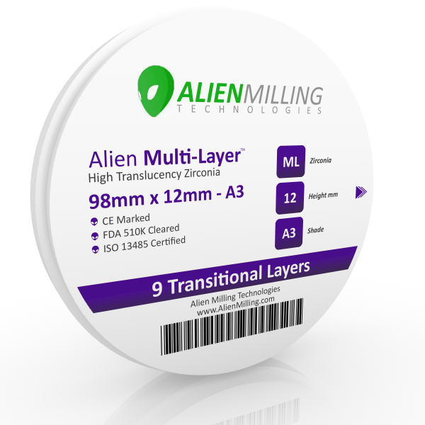 Alien Multi-Layer 98mm Zirconia Disc - Discontinued